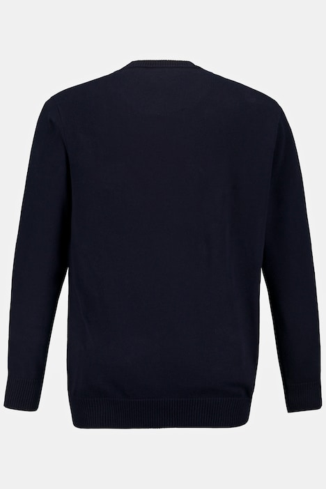Pullover, runder Ausschnitt, JP1880-Stick, Baumwolle