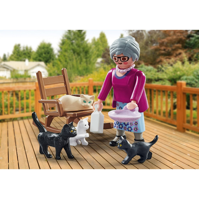 Playmobil® 71172 - Oma mit Katzen - Playmobil® Special Plus