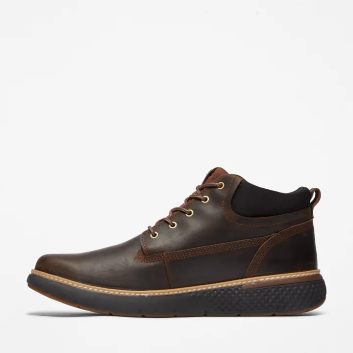 Jaqueta Chukka Cross Mark Gore-Tex masculina na cor marrom.