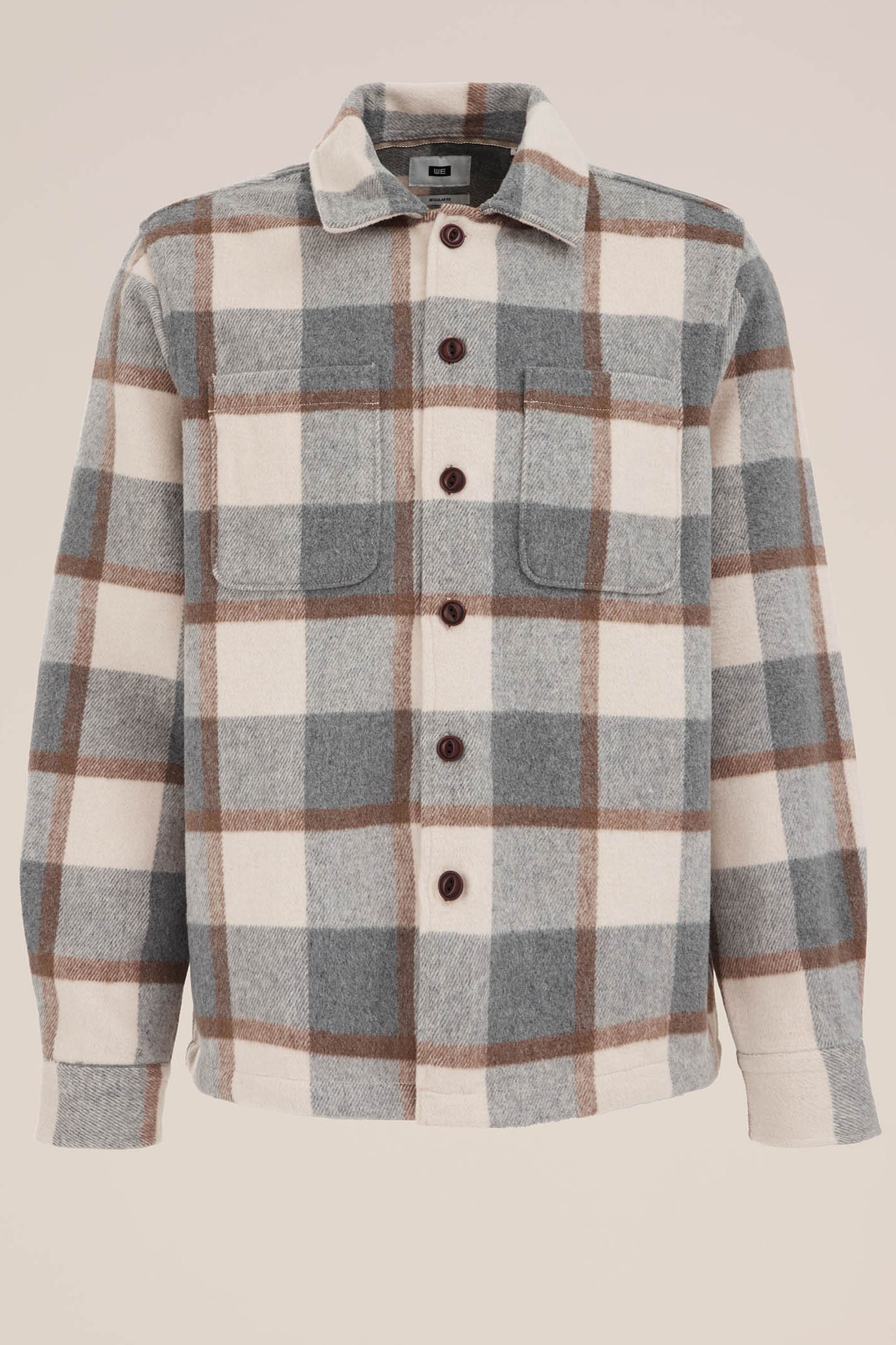 overshirt met dessin WE Fashion Grijs
