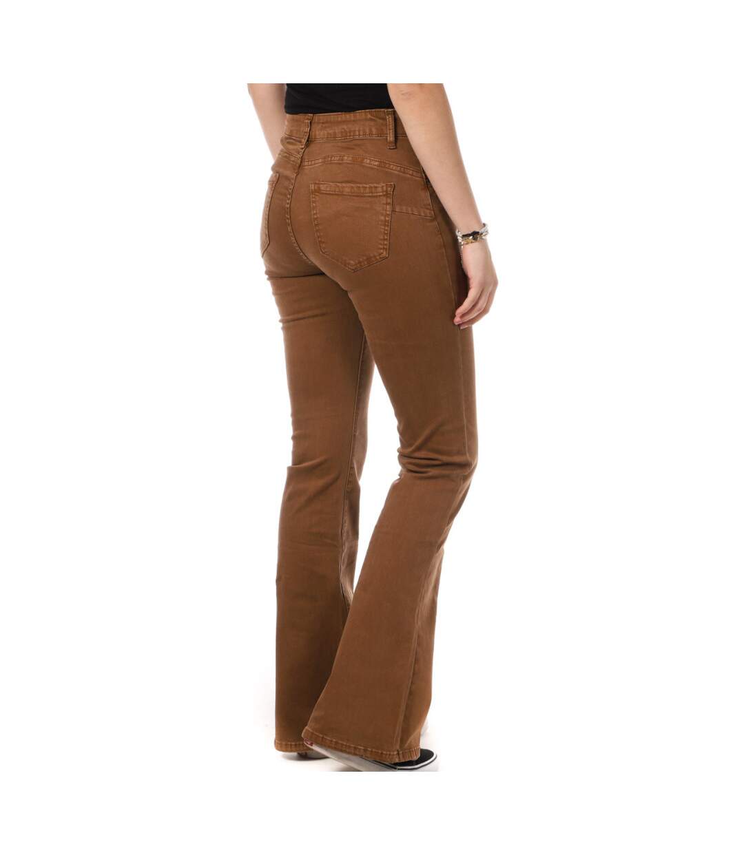 Jean Marron Femme My Tina's Evase