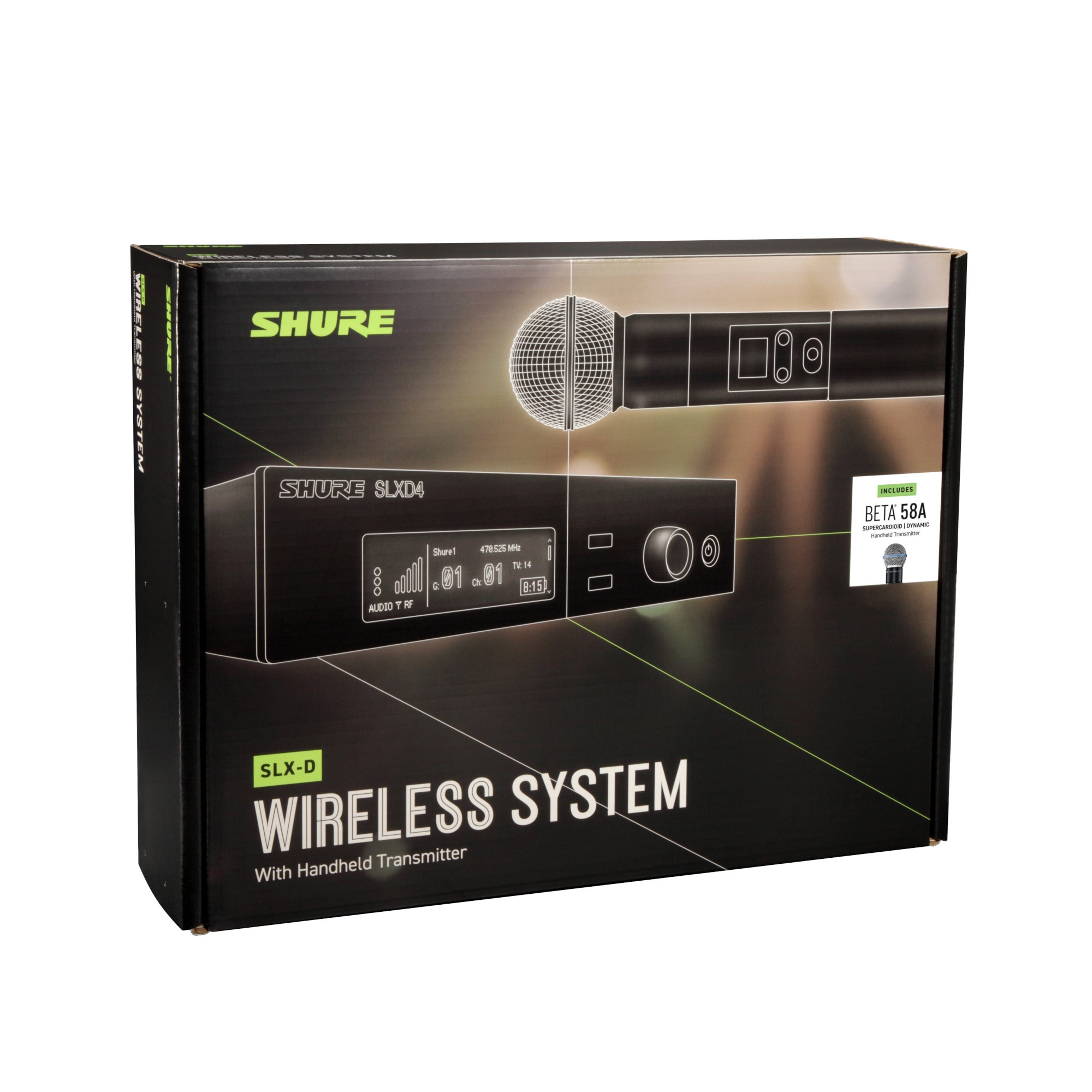 Shure SLXD24/B58-G59 handheld draadloos (470 - 514 MHz)