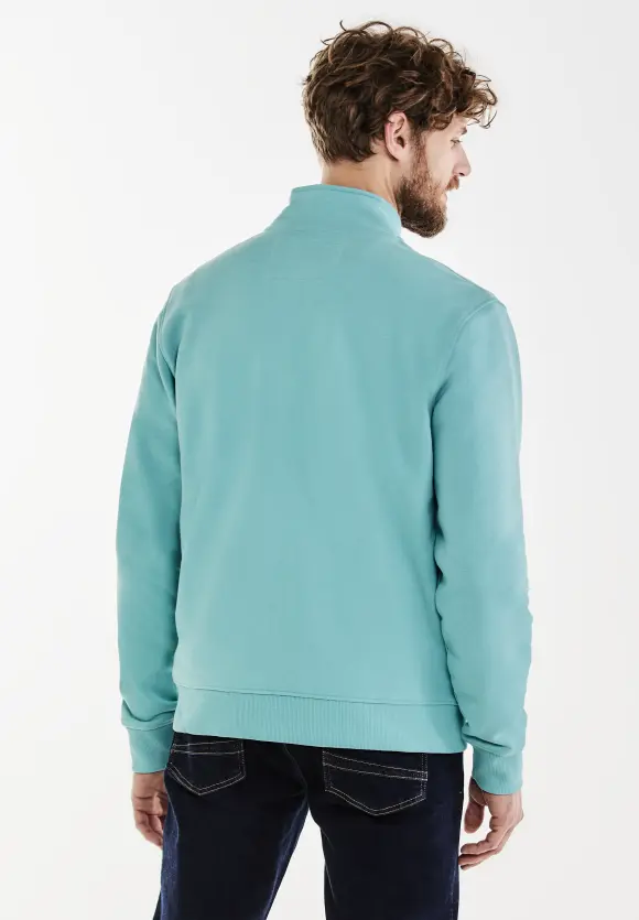 Troyer Sweatjacke - aurora turquoise