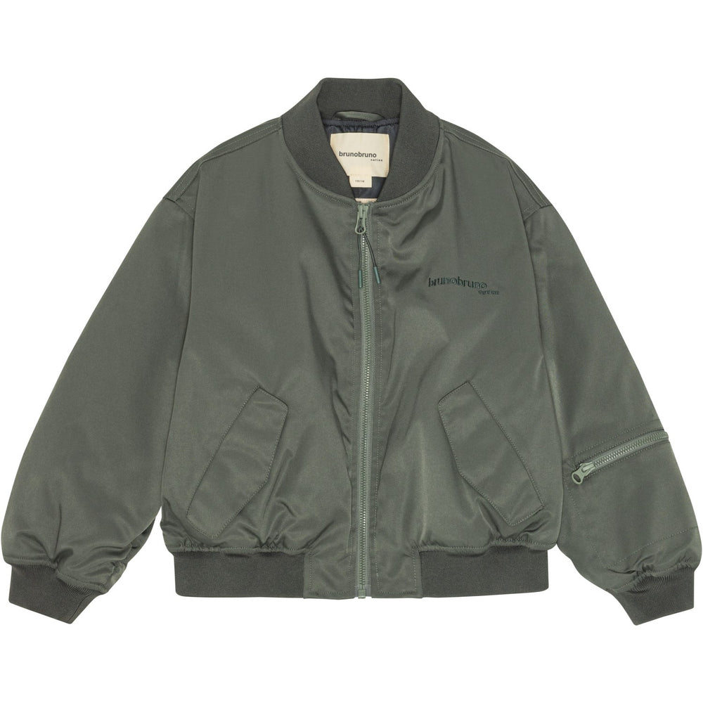 Køb brunobruno nation Balsam Green Adrian Bomber Jakke