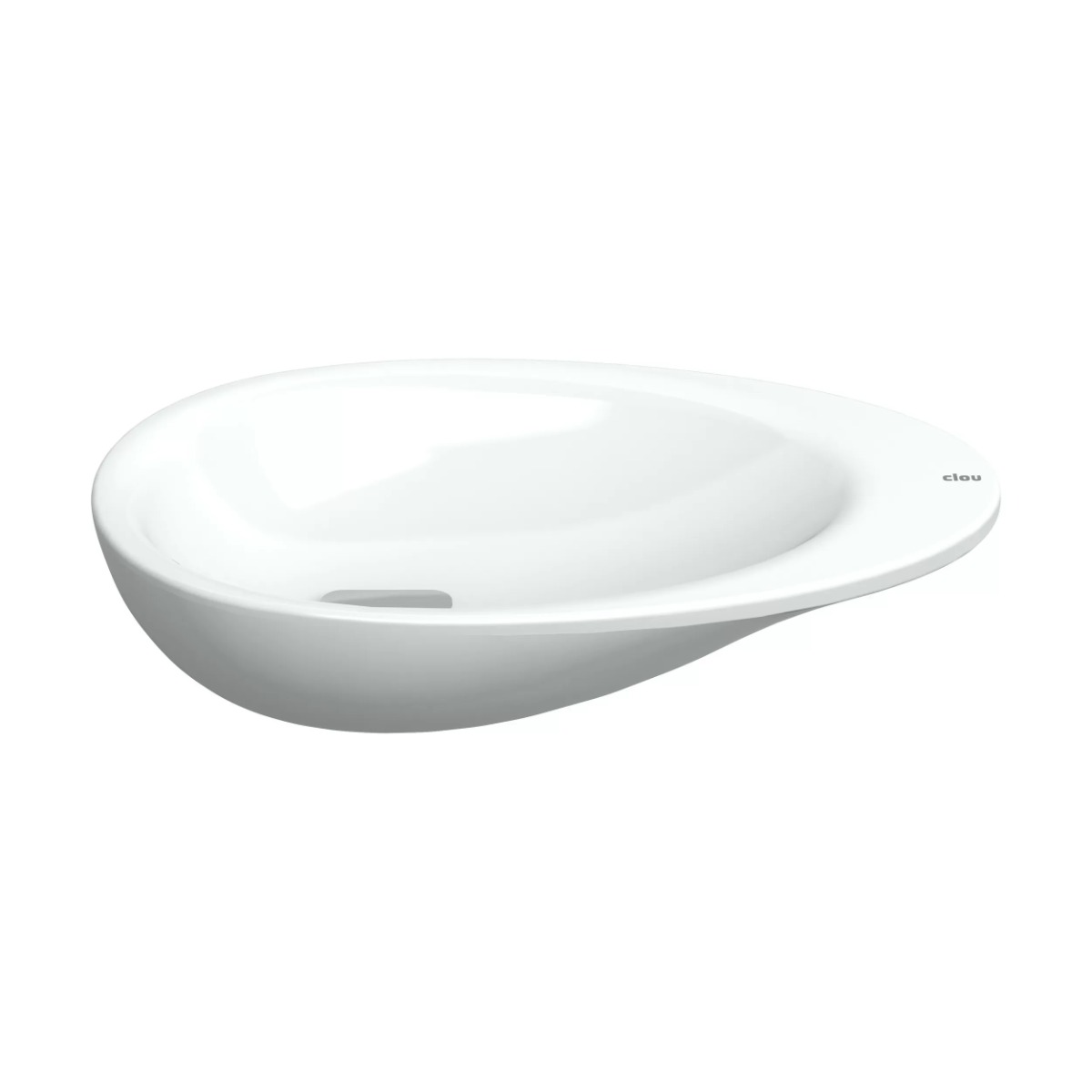 Clou First keramische fontein waskom 36cm wit glans