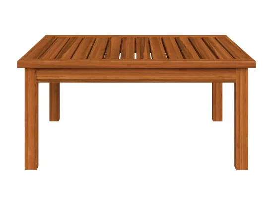 Table de salon de jardin 63x63x30 cm Bois solide d'acacia