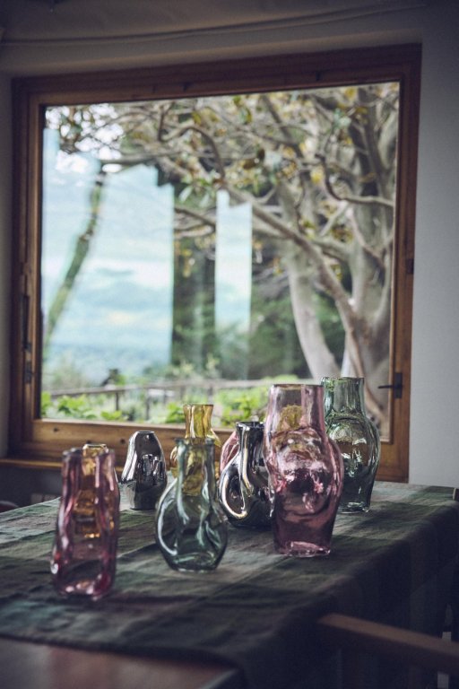 HKliving Gleam Glass vaas h22 Rose