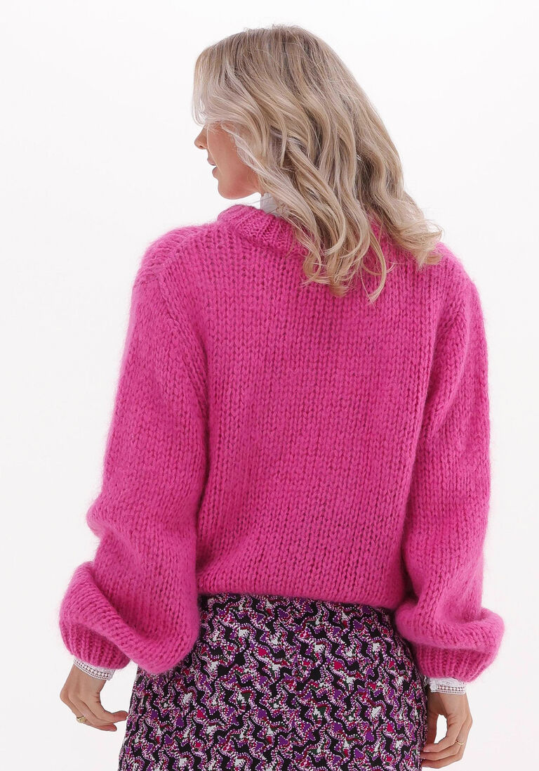 SELECTED FEMME roze selected femme trui suanne ls knit