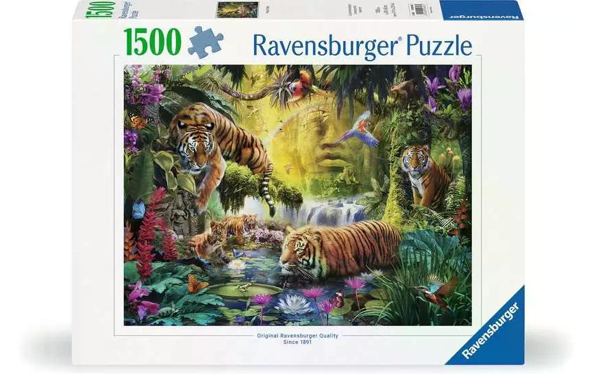 Puzzle Idylle am WasserlochKlassisches Puzzle