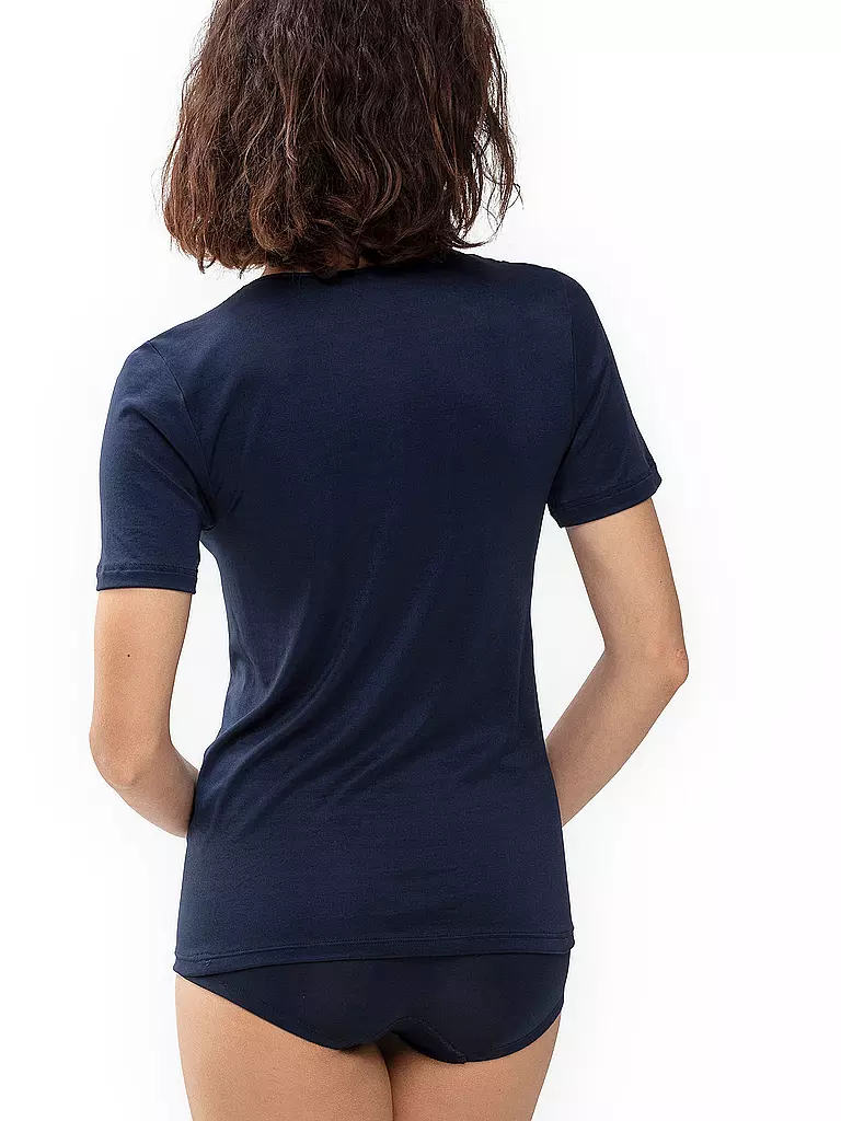 MEY T-Shirt EMOTION night blue blau
