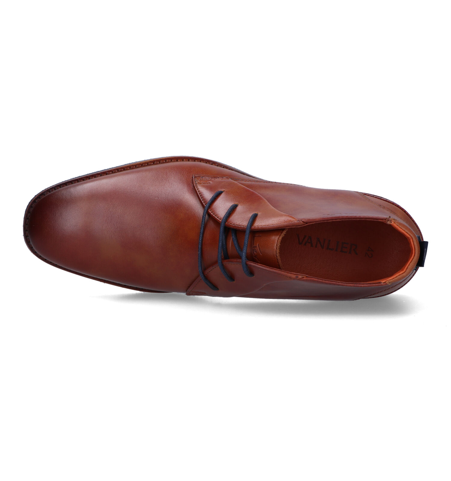 Geklede schoenen cognac