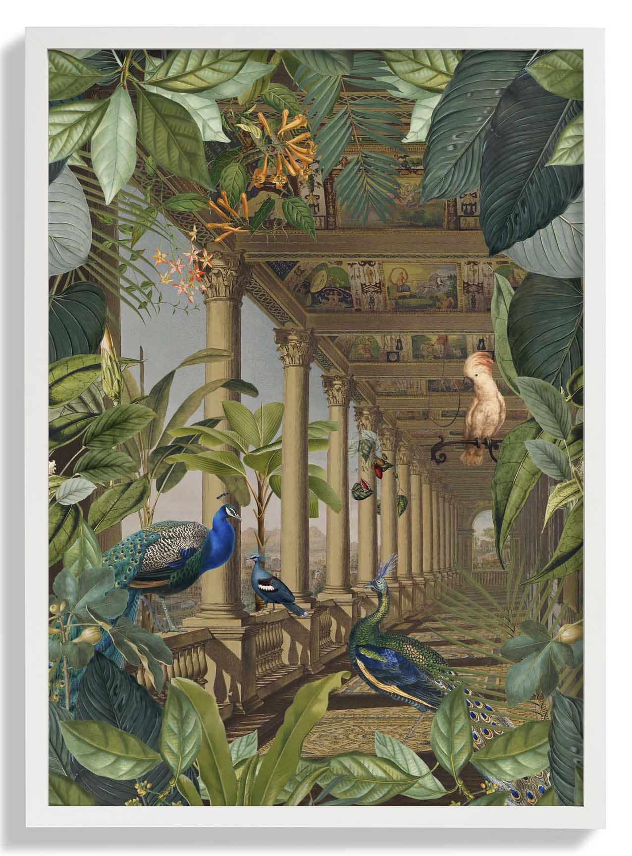 Lost Jungle Place With Peacocks 2 von Andrea Haase