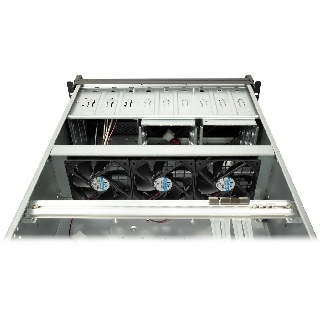 Inter-Tech IPC 4129L - Rack-monterbar - 4U - SSI EEB - ingen strømforsyning (ATX / PS/2) - USB