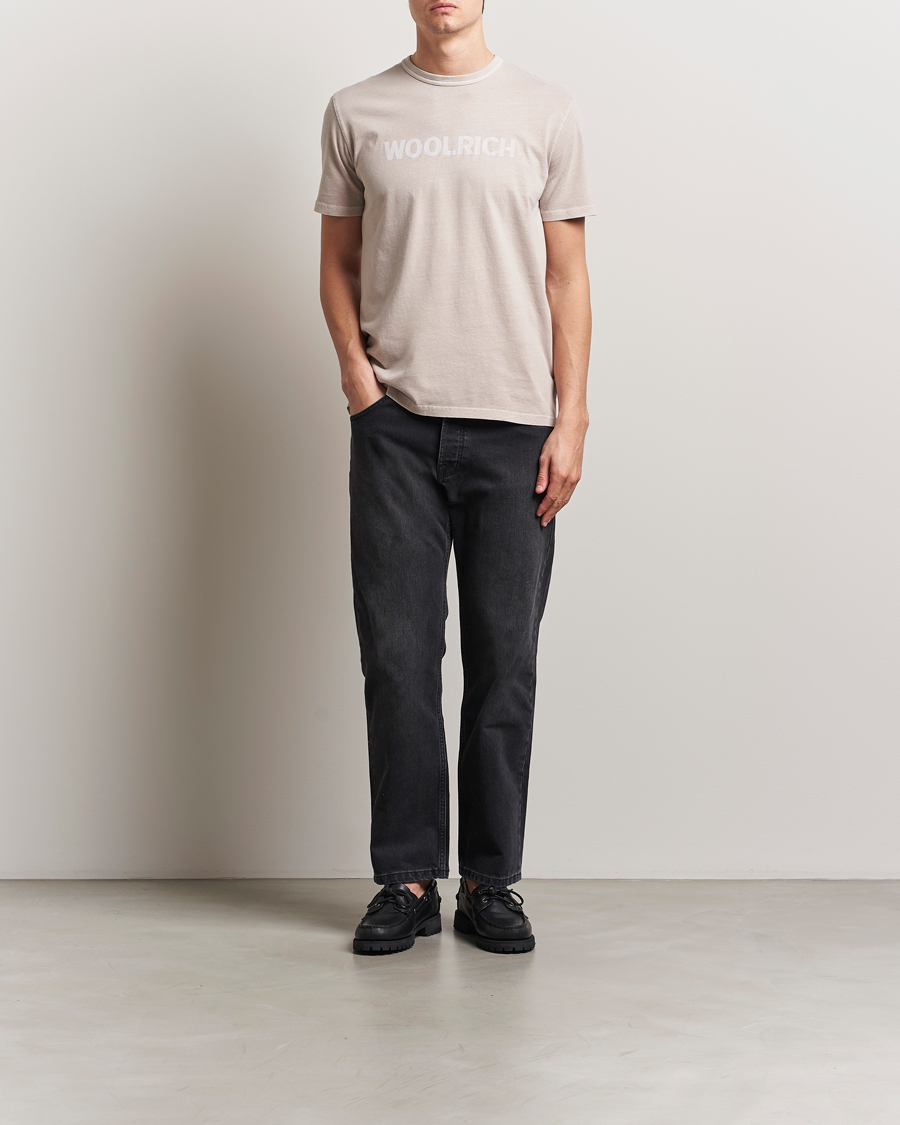 Woolrich Light Garment Dyed T-Shirt Dove