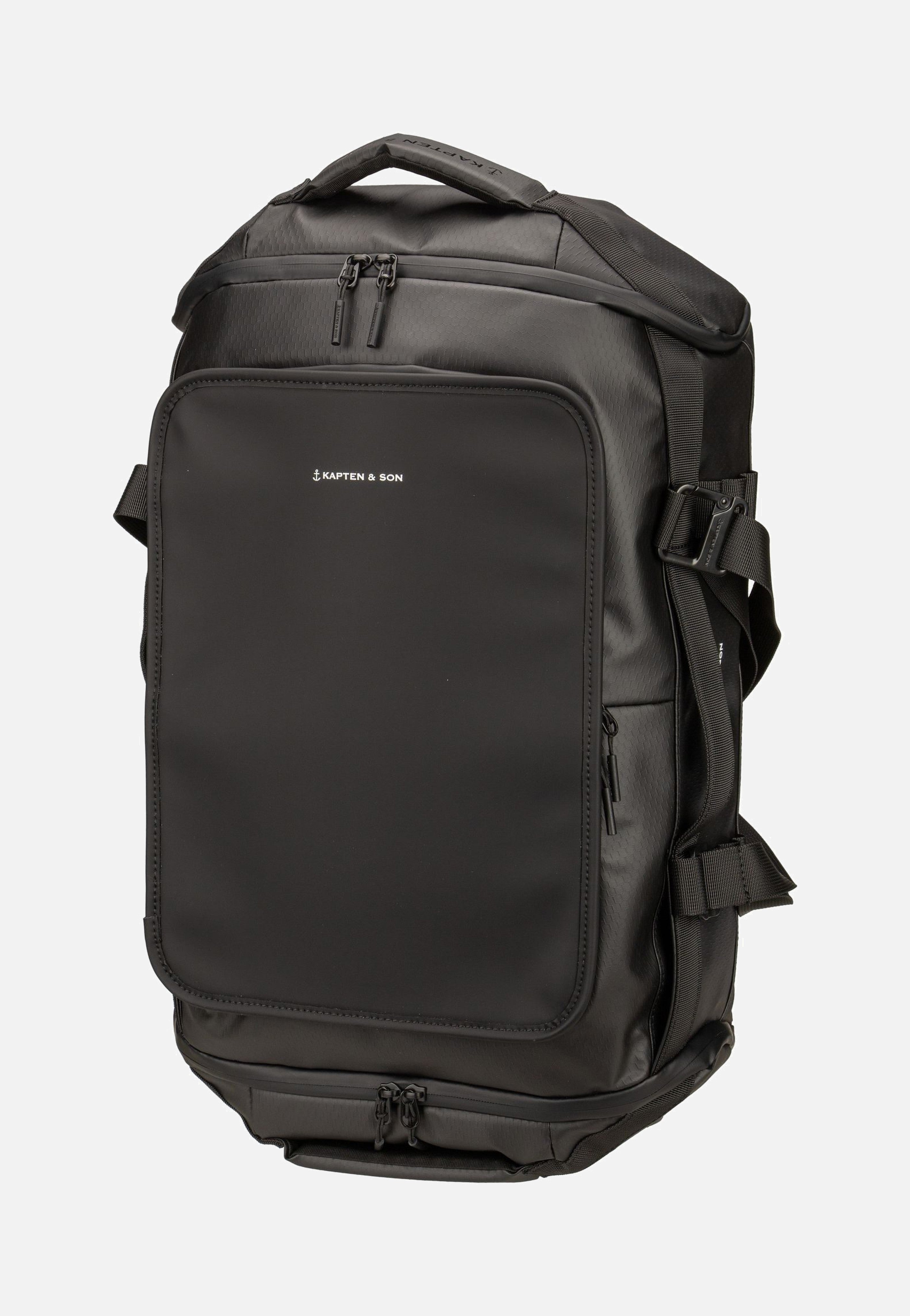 Lisbon Duffle Backpack S All Black - Rucksack