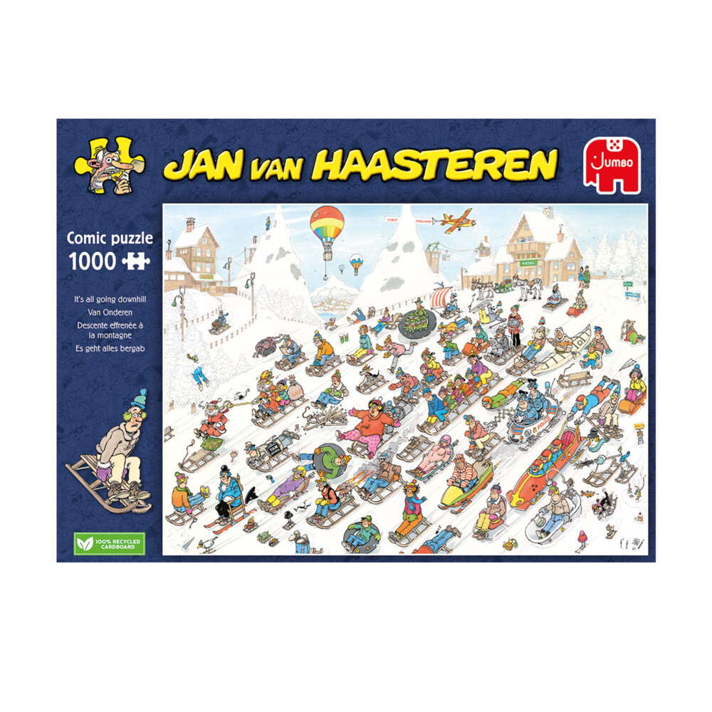 Jan Van Haasteren Puzzel Van Onderen! 1000 Stukjes