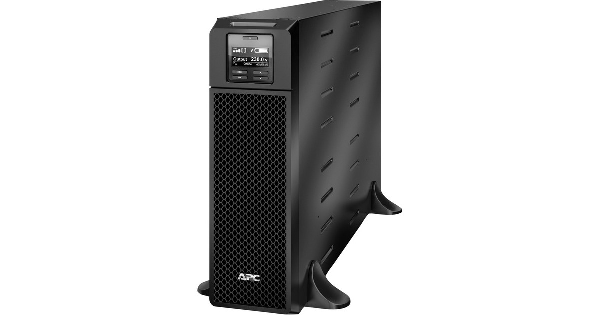 APCSmart-UPS On-Line 5000VA noodstroomvoeding ups  (Zwart, 6x C13, 4x C19 uitgang, Embedded NMC, SRT5KXLI)