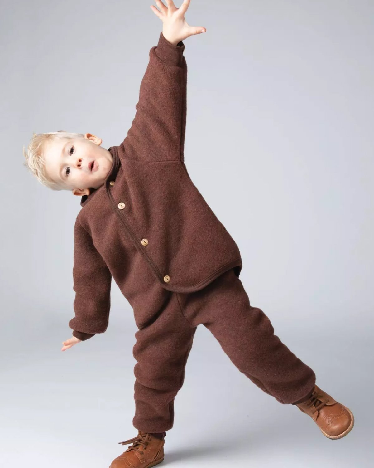 Ulljakke i tykk Ullfleece – 100% Merino