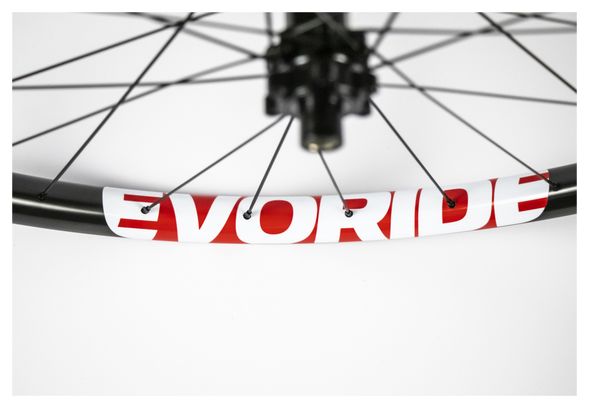 Paire de roues Evoride EvoCross 29 - Holographique - 1495gr - 15X110 / 12X148 - Sram XD - 6 trous - 2022