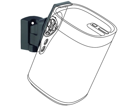ERARD - Support mural 049580 - Support pour enceinte Sonos Play 1