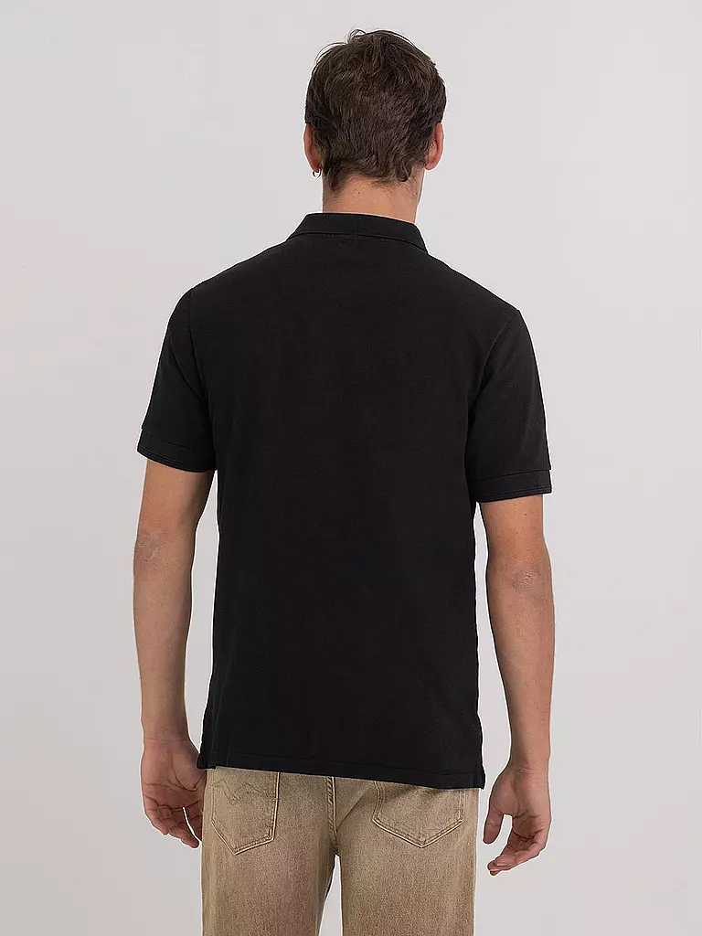 REPLAY Poloshirt  schwarz