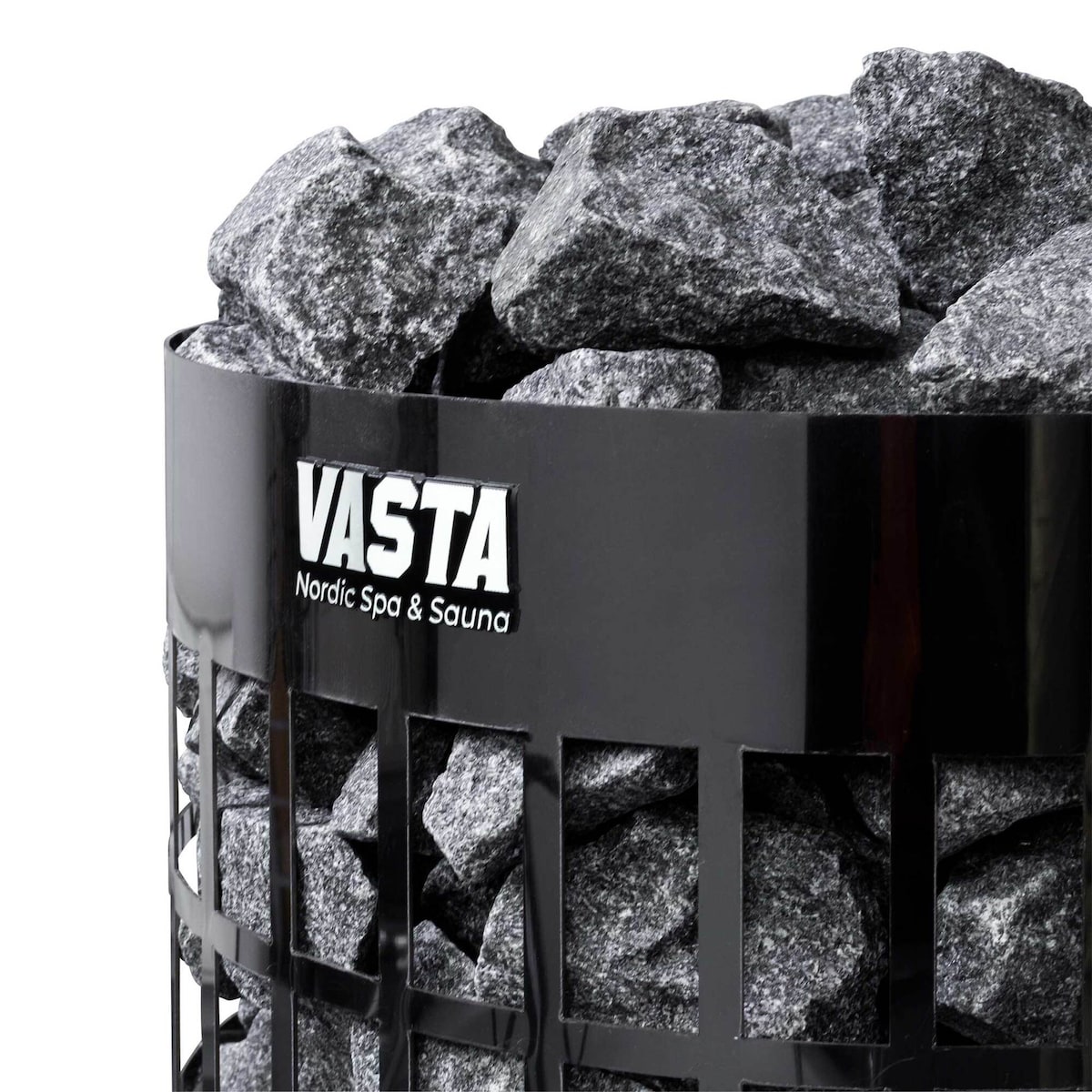 Vasta Elektrisk Badstuovn Ignite 6kw, fast kontroll, 5-8m3, svart stål