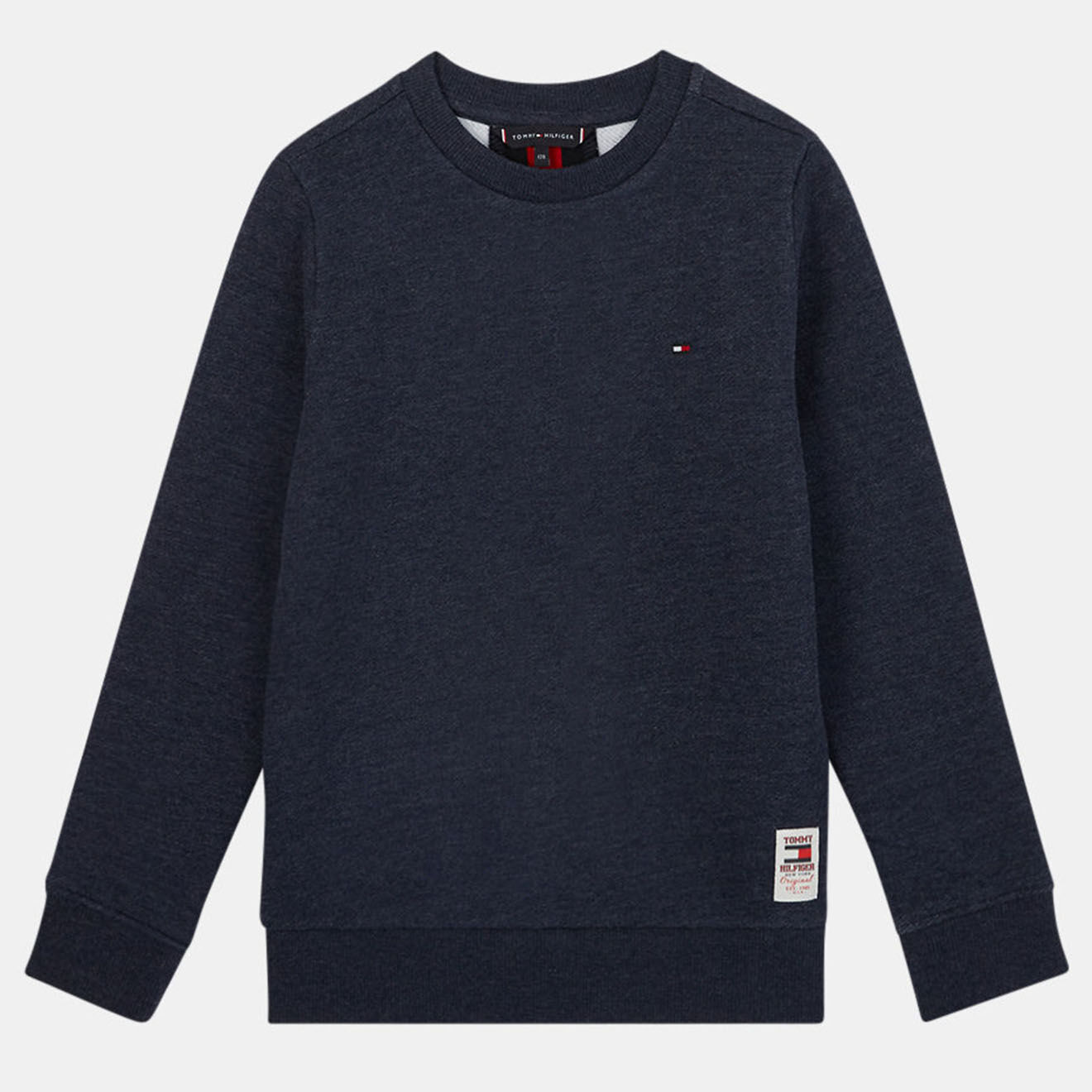 Tommy Hilfiger Sweat droit molletonné à bande au dos bleu marine