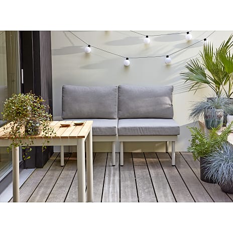 Pesaro loungesæt - Sandy grey