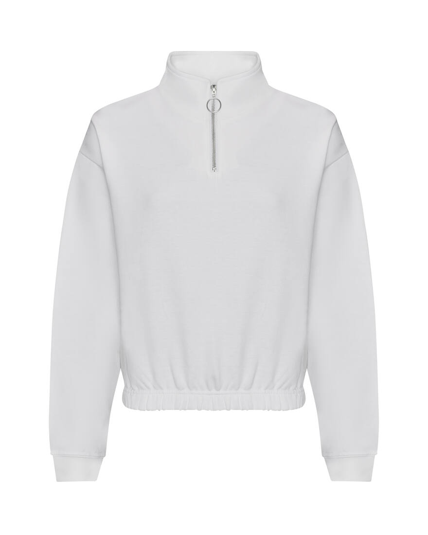 AWDIS JH037 - Sweat court col zippé femme