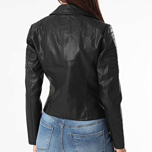 Veste Biker Femme Rebel Noir