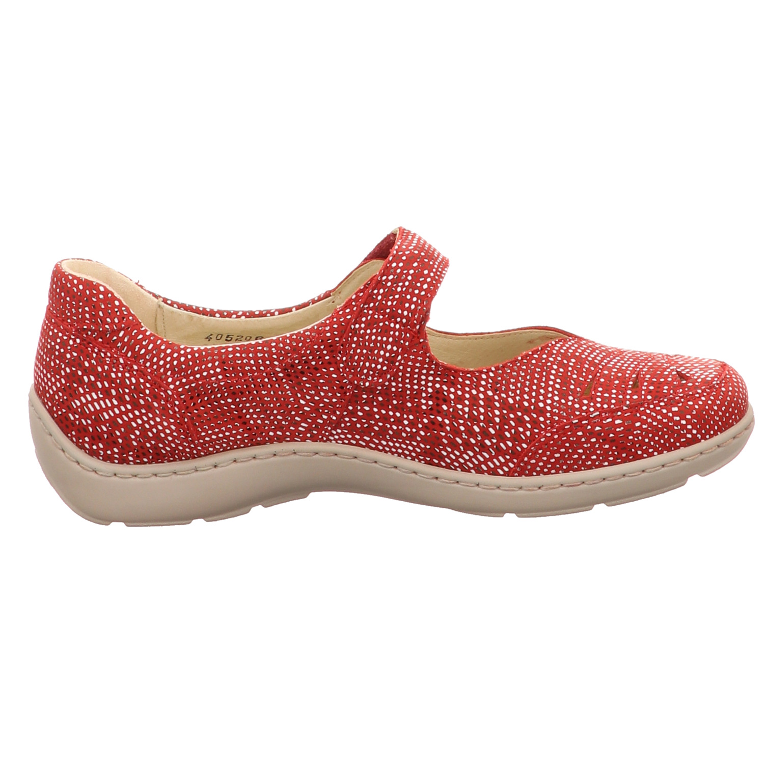 Waldläufer Spangenschuh rot rot