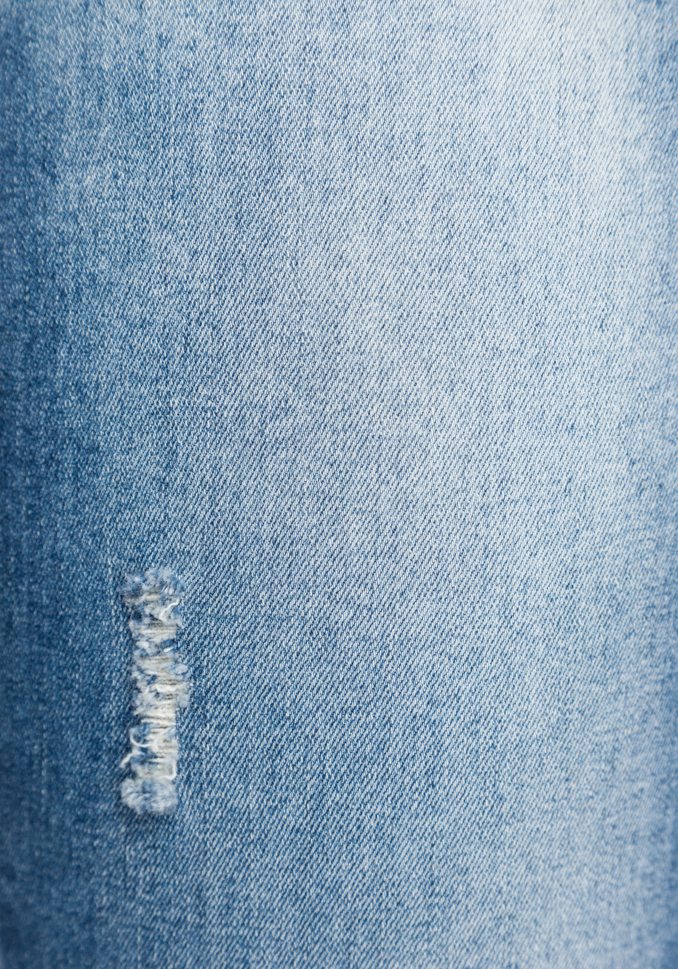 Arizona Skinny-fit-Jeans »mit Kontrastnähten und Pattentaschen« lange Beinform,  mit Destroyed-Effekten,  niedrige Leibhöhe