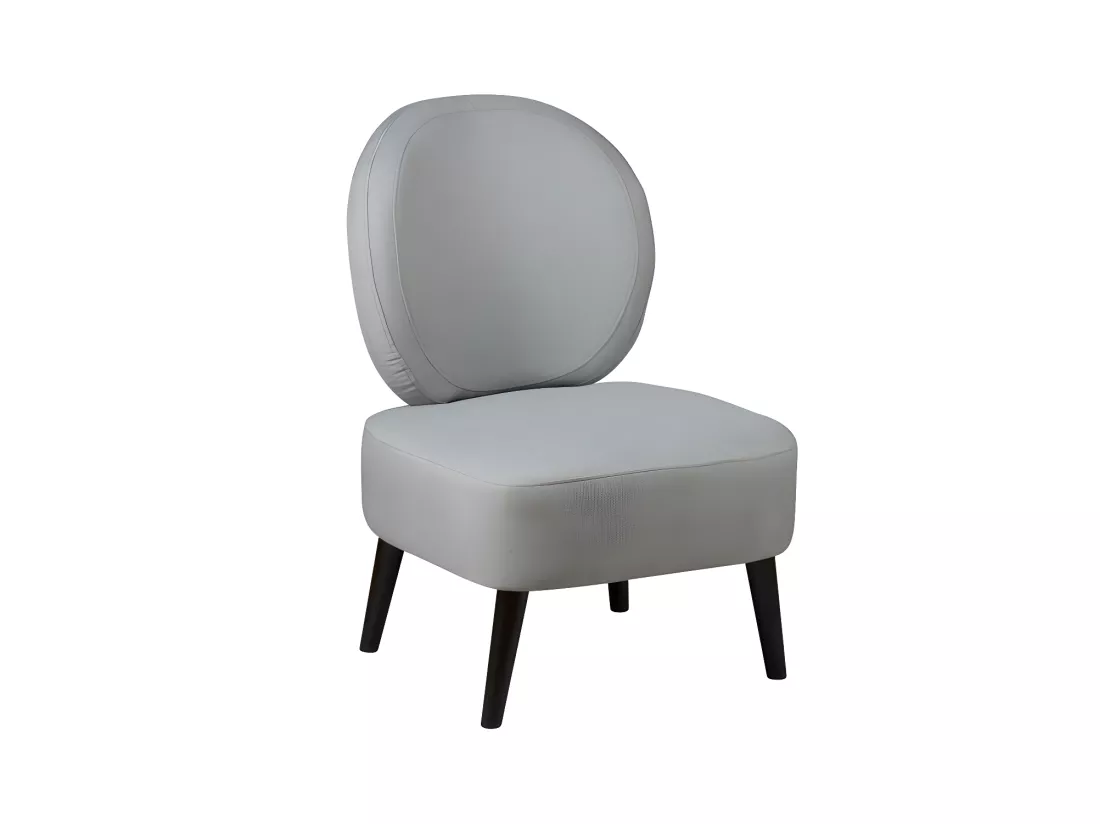 Fauteuil crapaud Tissu gris souris - BANGKOK