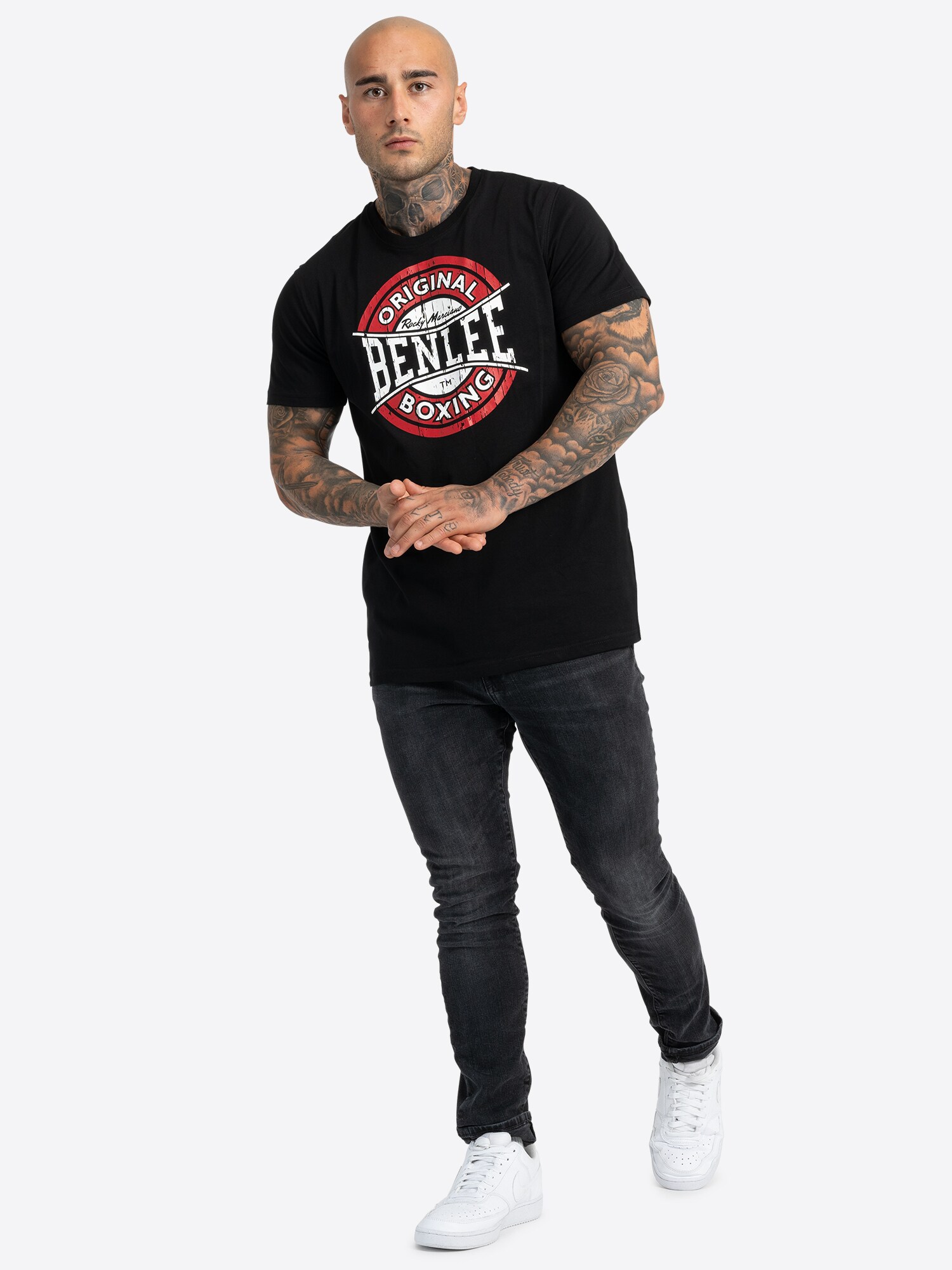 BENLEE Herren T-Shirt normale Passform BOXING LOGO
