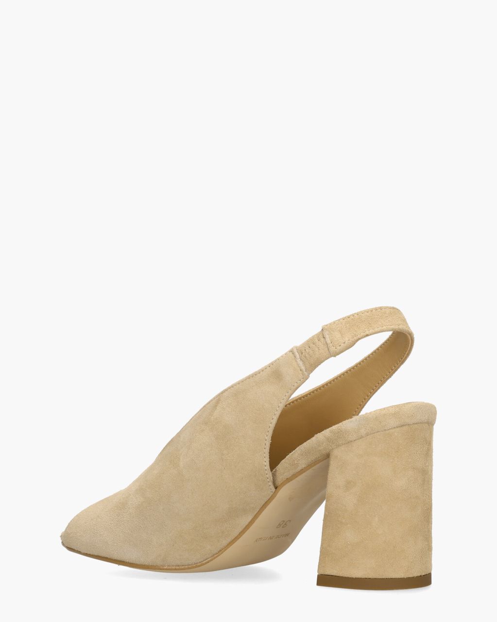 Di Lauro Rosette Beige Dames Slingbackpumps