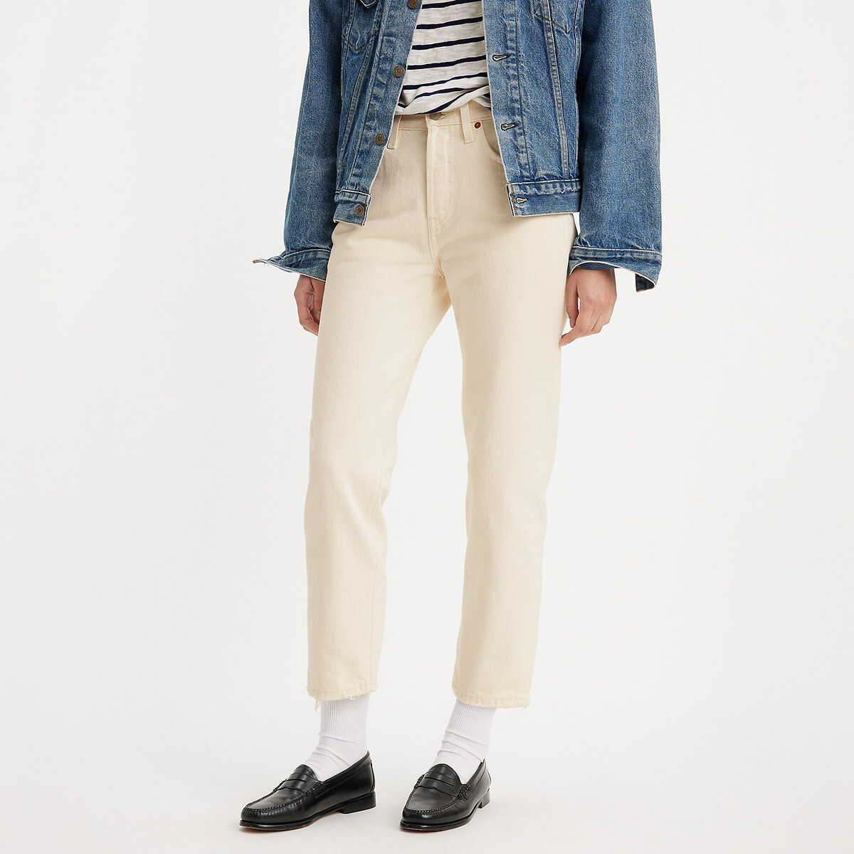 Calça Jeans 501® Cropped da Levi's