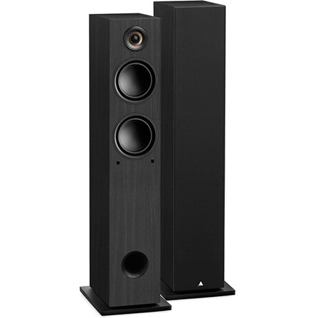 Enceinte connectée Hifi Triangle Elara LN05A Bois Noir vendues par paire