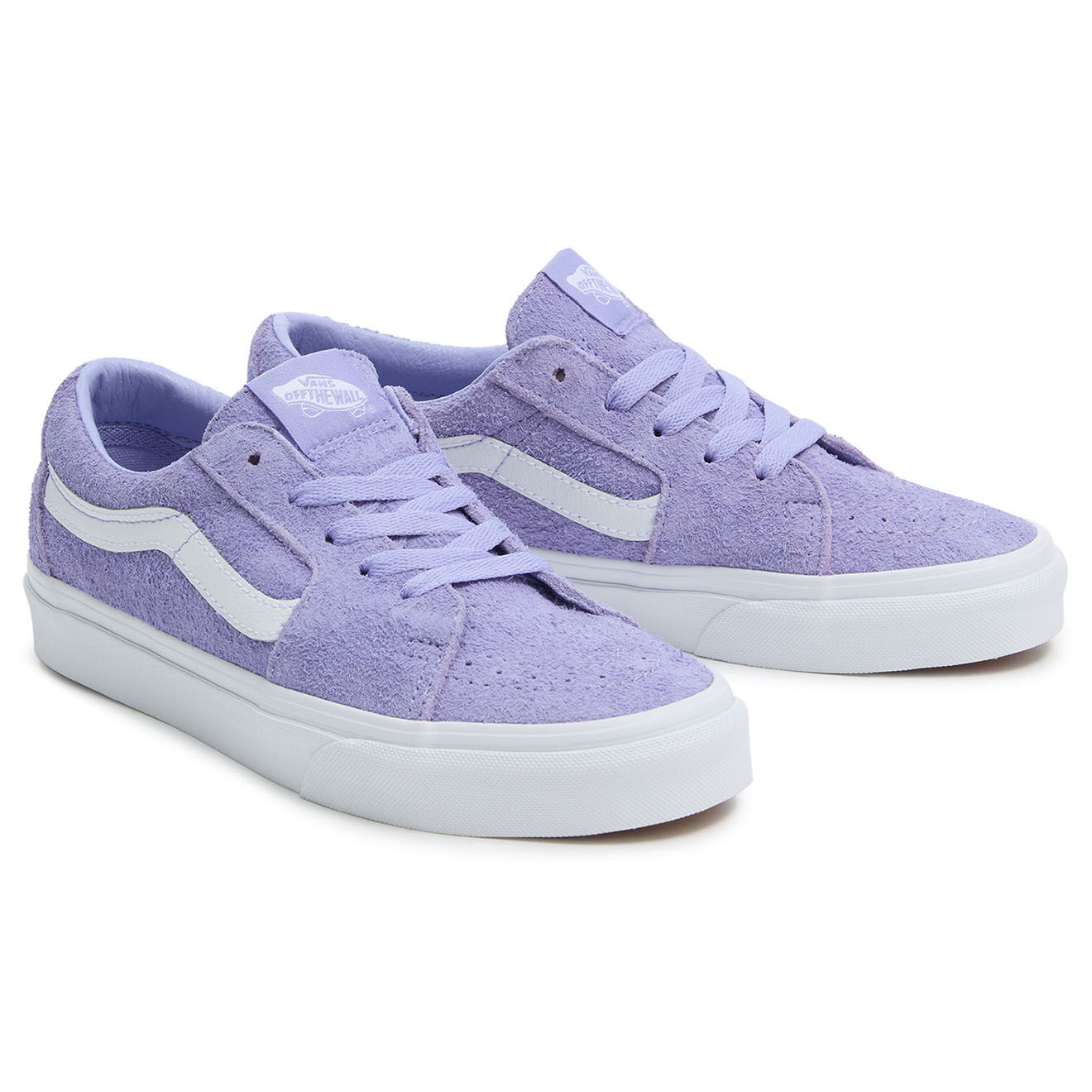Vans Baskets en Velours de Cuir SK8-Low lavande