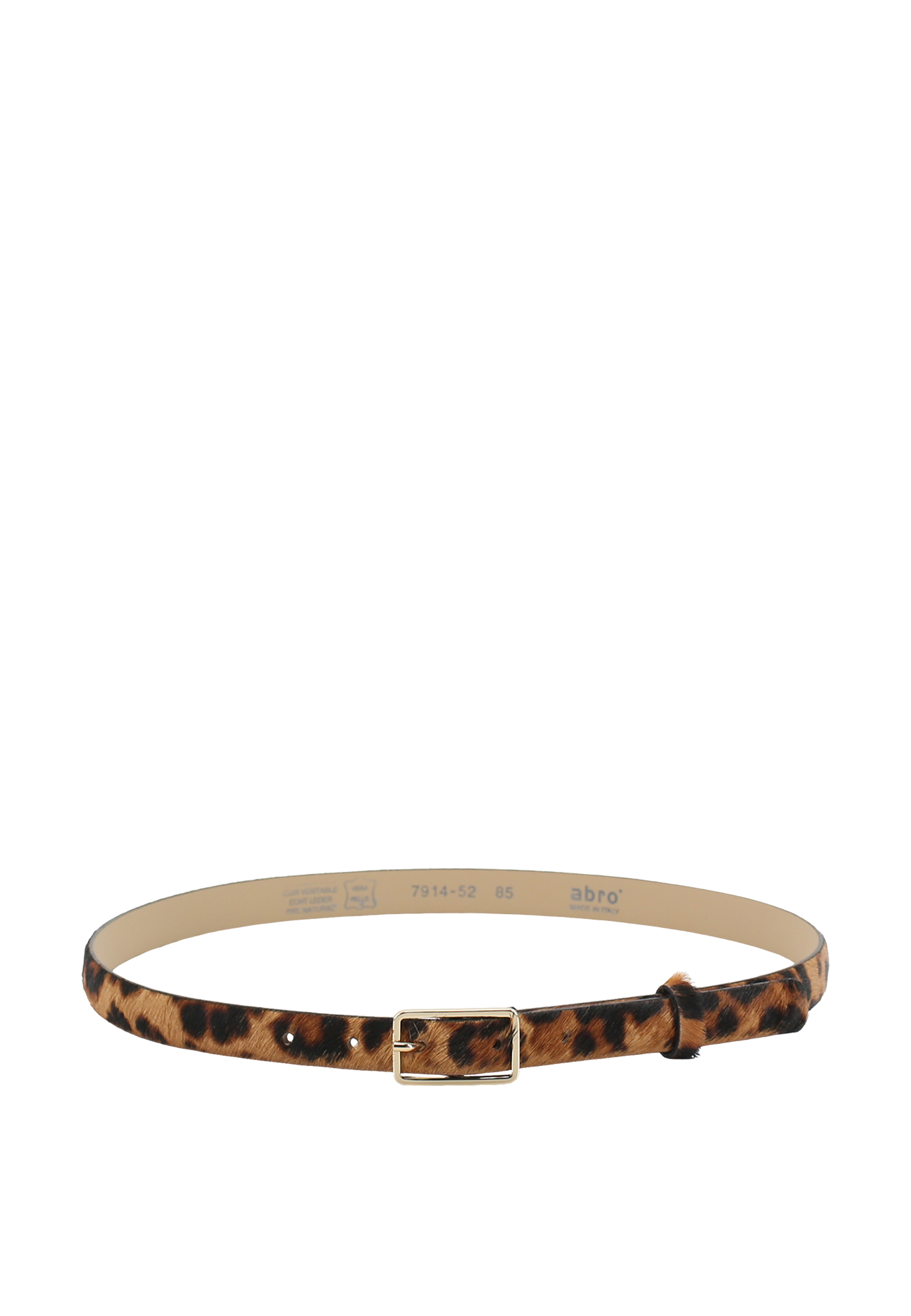 Belt Leather Animal print Standard
