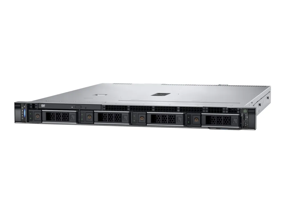 Dell PowerEdge R250 - Server - rack-monterbar 1U - envejs - 1 x Xeon E-2314 / op til 4.5 GHz - RAM 16 GB - HDD 2 TB - Matrox G200 - Gigabit Ethernet - skærm: ingen - sort - med 3 års Basic Onsite