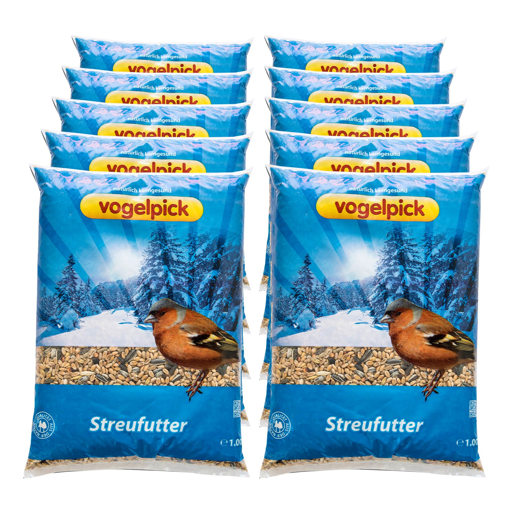 Vogelpick Streufutter 1 kg, 10er Pack