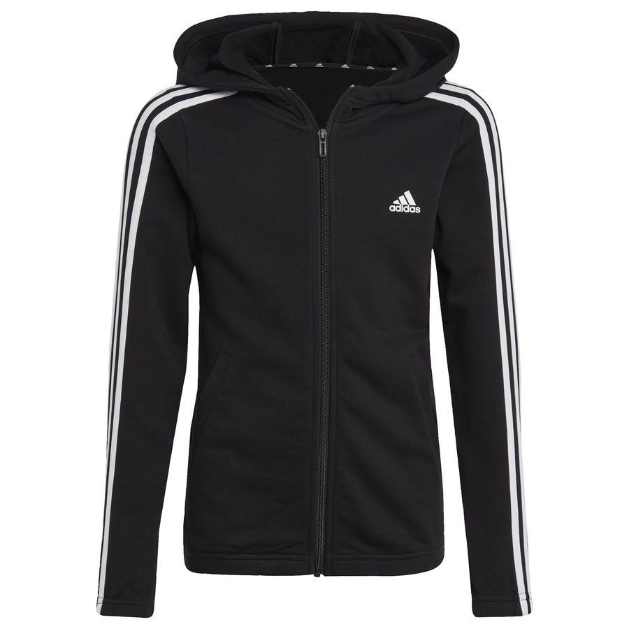 Adidas Veste à capuche entièrement zippée Essentials 3-Stripes