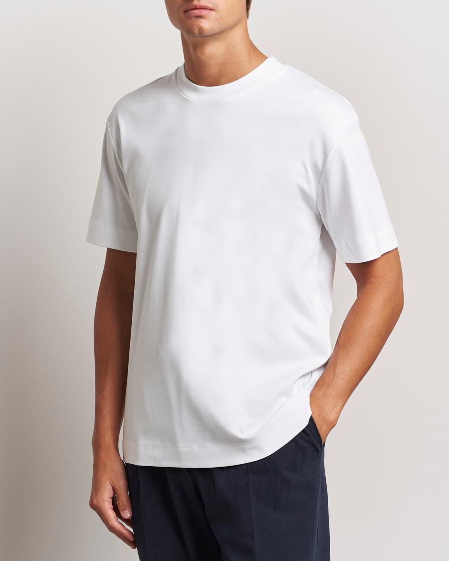 Sunspel Heavy Weight Supima Cotton T-Shirt White