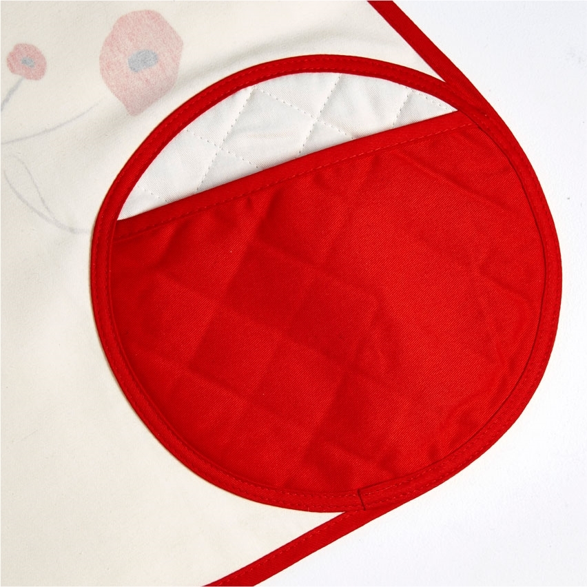 Tablier coquelicot Charles Viancin