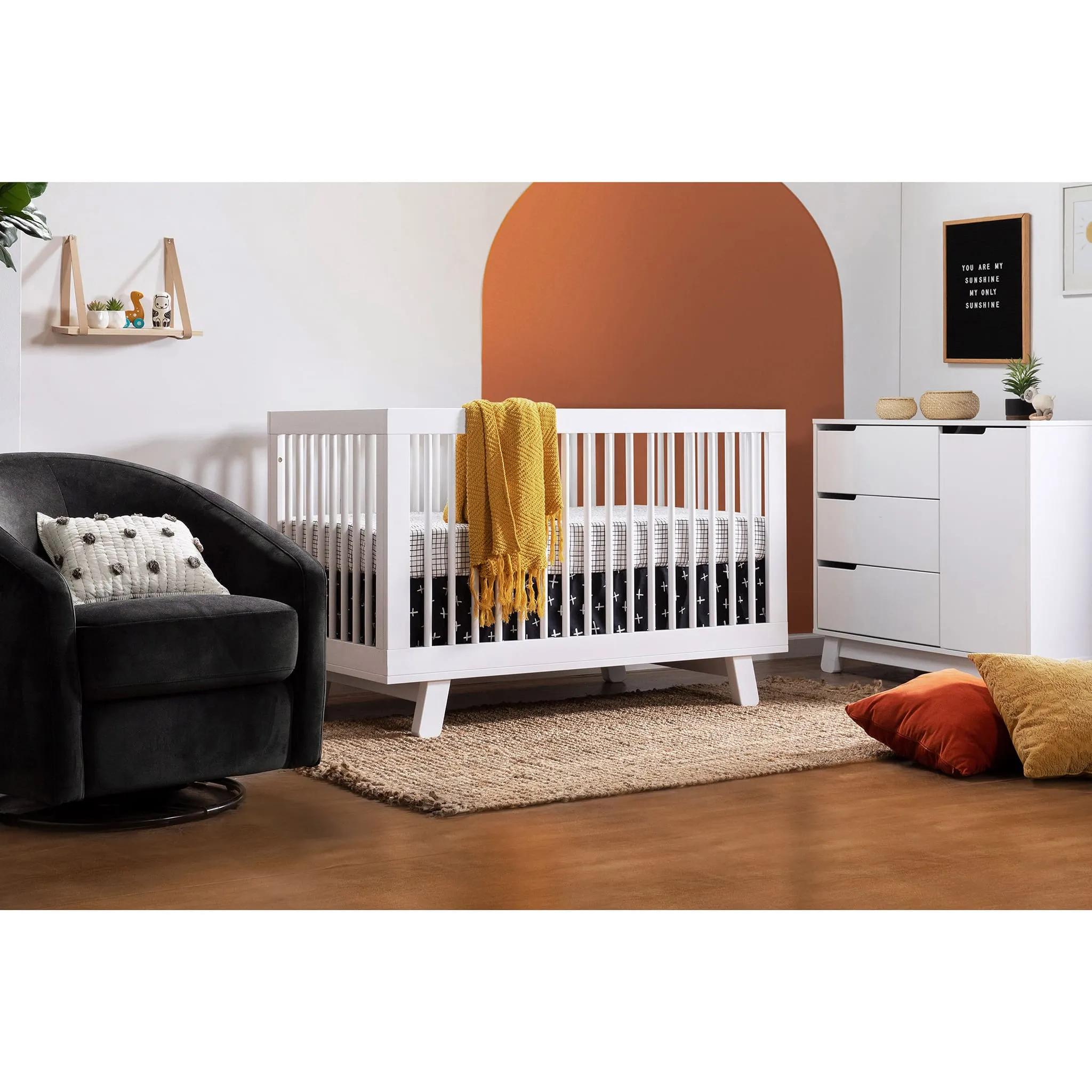 Babyletto Couchette Convertible 3 en 1 Hudson - Blanc