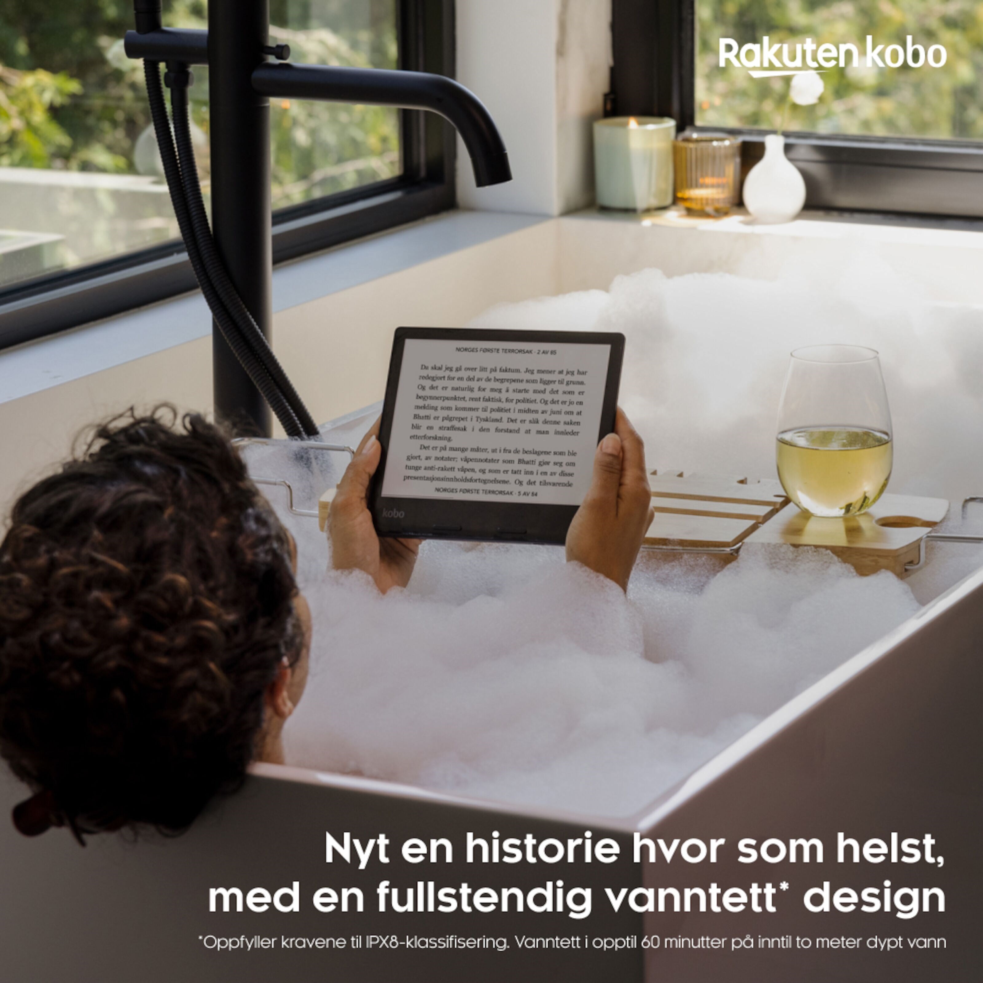 Kobo Sage Vanntett lesebrett 8” med wifi