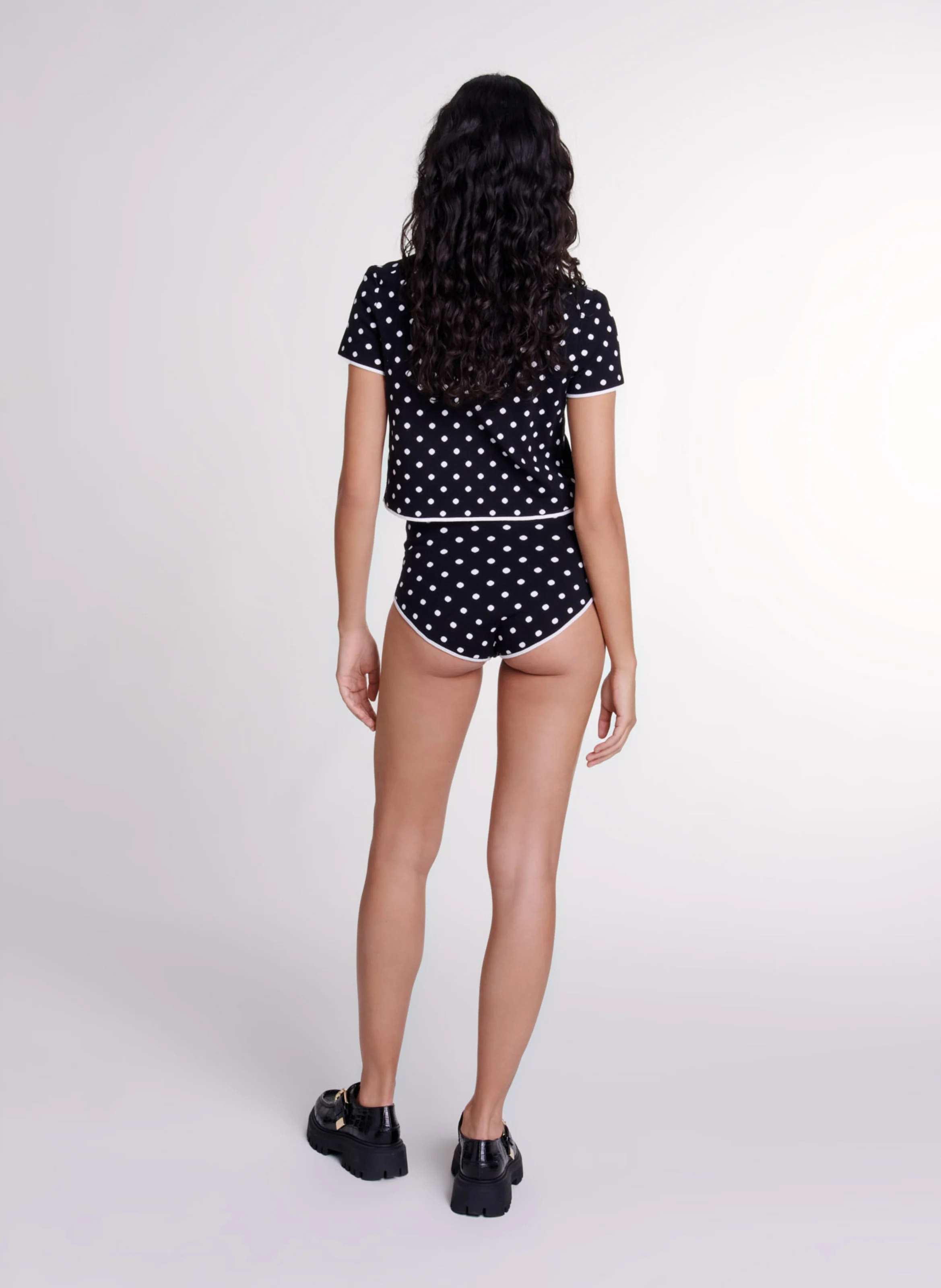 Culotte en maille | Noir