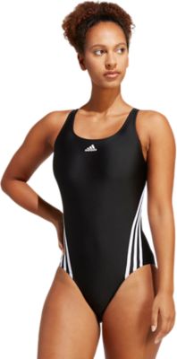 Adidas3-Stripes Swimsuit - schwarz