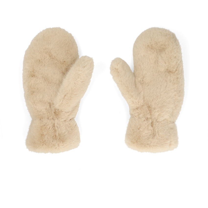 Beige wanten