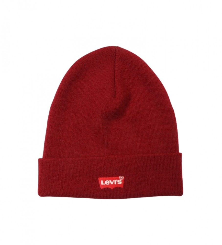 Boné vermelho bordado da Levi's